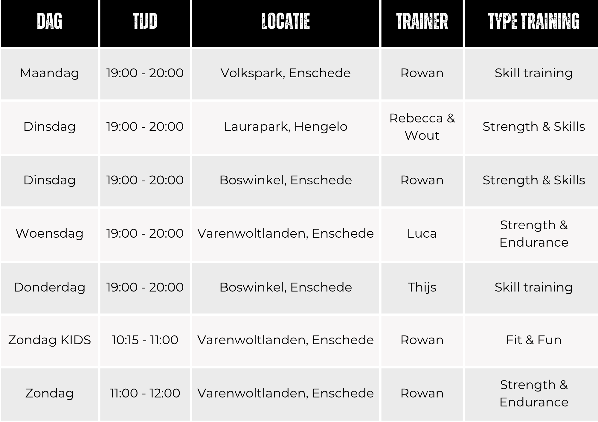 Weekplanning (2)